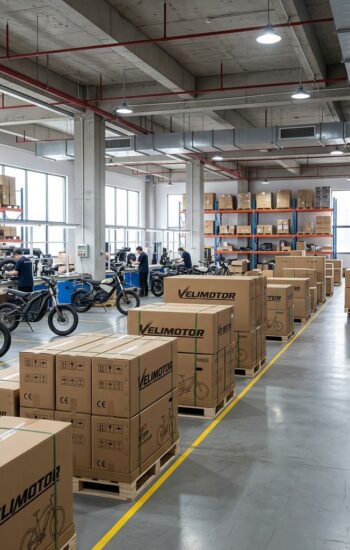 Velimotor box package warehouse - Velimotor Motorbikes